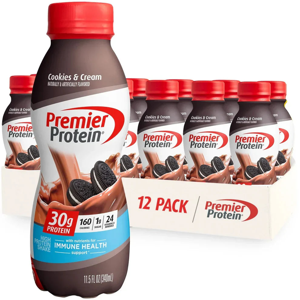 Premier Protein Shake - 30g Protein, Only 1g Sugar (12pk)
