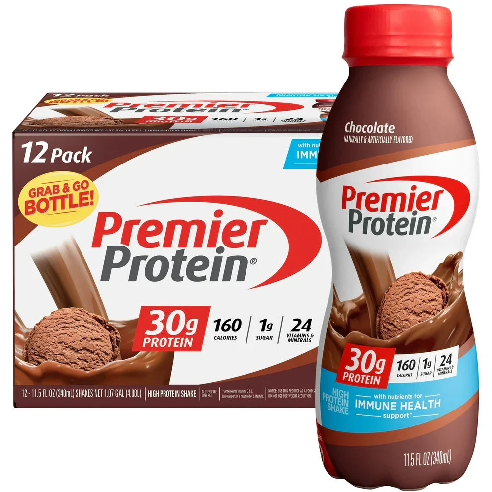 Premier Protein Shake - 30g Protein, Only 1g Sugar (12pk)