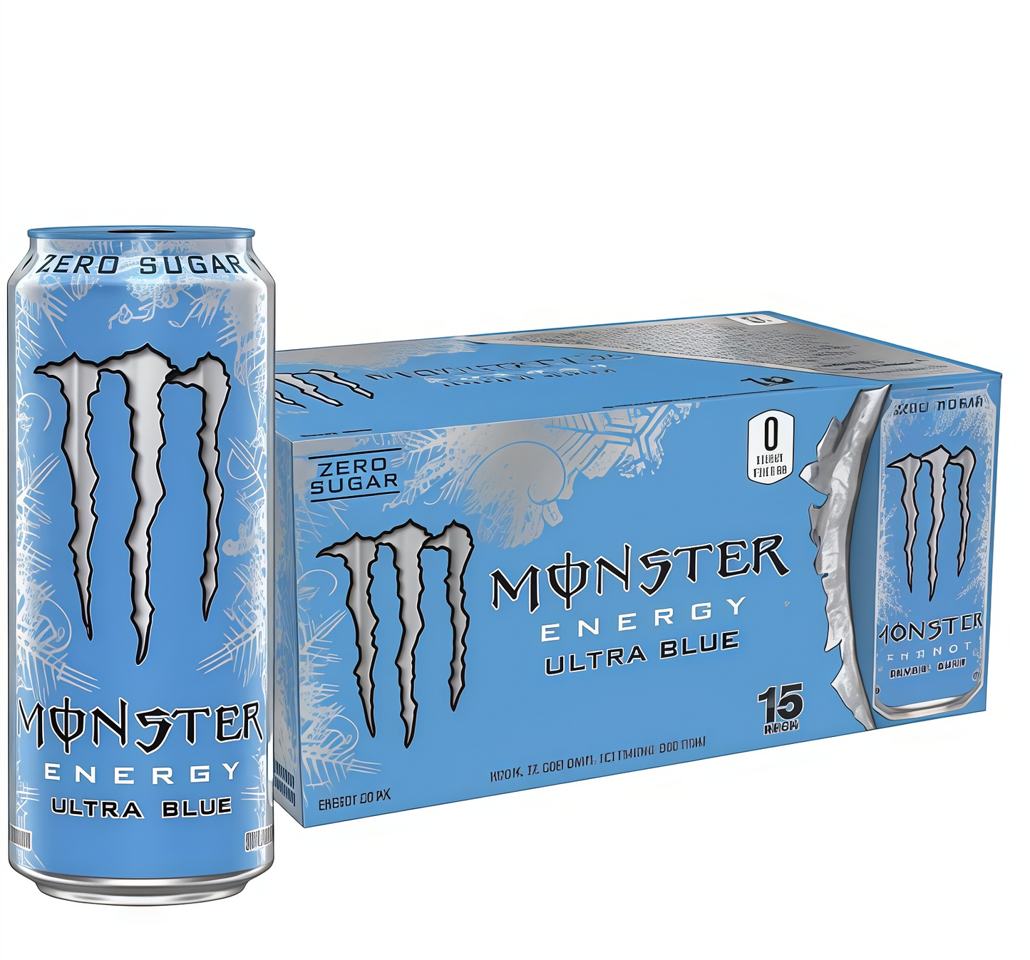 Sugar-Free Energy Drink 16oz | 0 Cal, 0 Sugar - 15 Cans