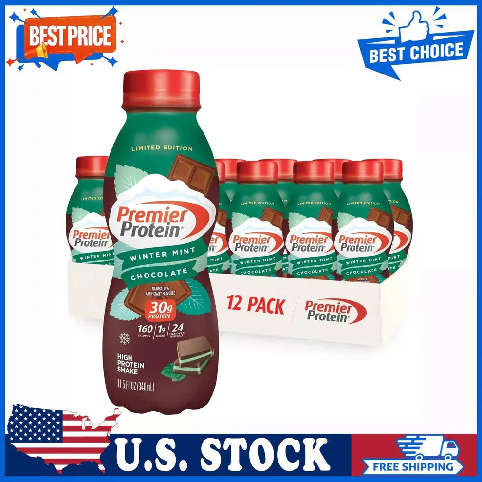 Premier Protein Shake - 30g Protein, Only 1g Sugar (12pk)