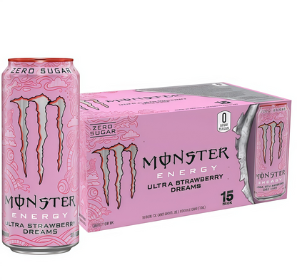 Sugar-Free Energy Drink 16oz | 0 Cal, 0 Sugar - 15 Cans